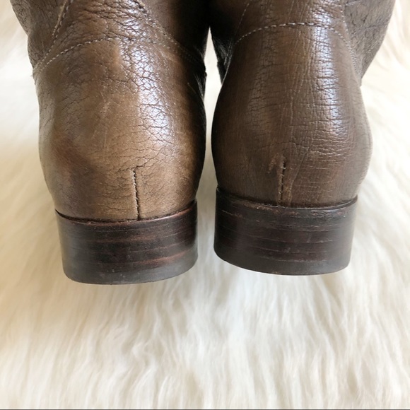 FRYE Women's Brown Melissa Button Riding Boot - Picture 5 of 12